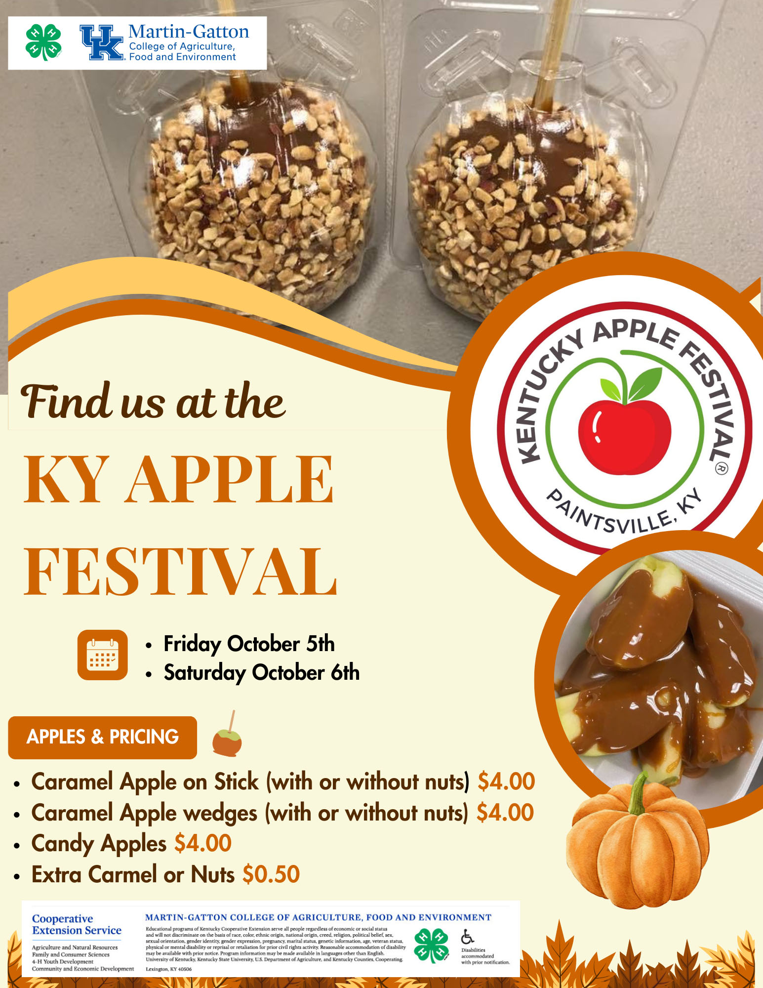 CARAMEL APPLE BOOTH @ KY APPLE FESTIVAL