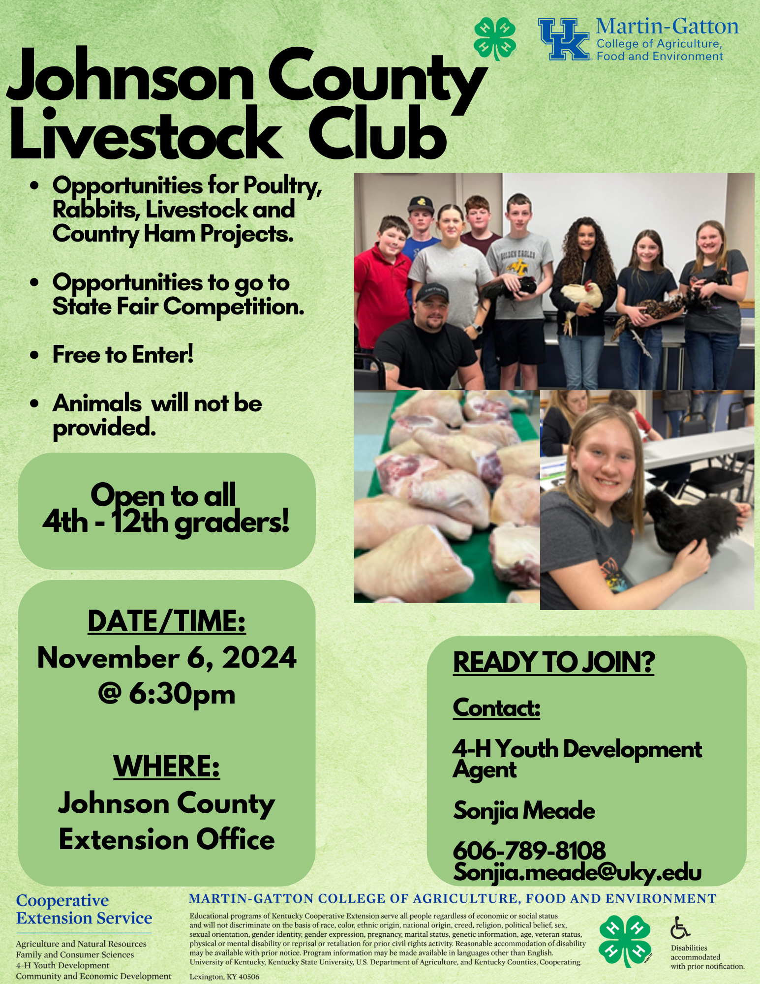 JOHNSON COUNTY LIVESTOCK CLUB