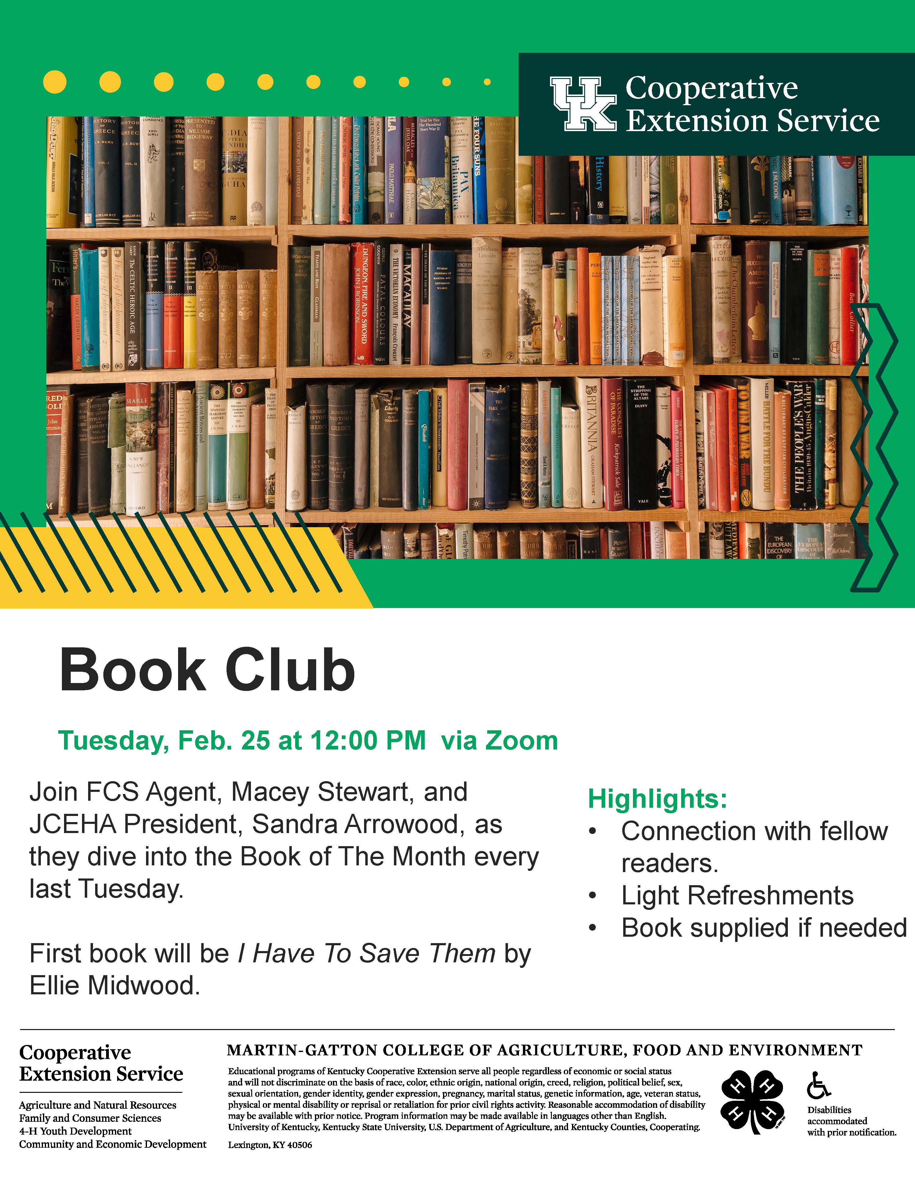 Book Club Flyer