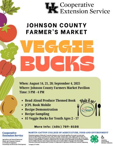 VEGGIE BUCKS FLYER