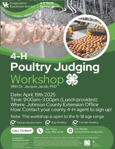 Poultry Judging Workshop Flyer