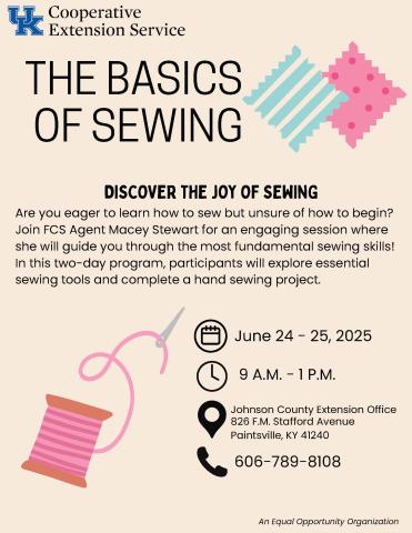 SEWING BASICS FLYER