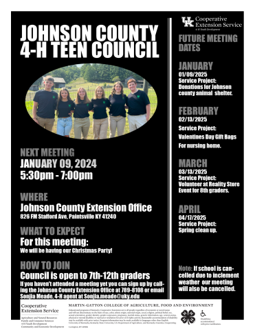 TEEN COUNCIL FLYER